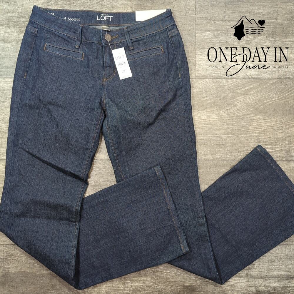 Loft Petite Original Bootcut Jeans Size 2P